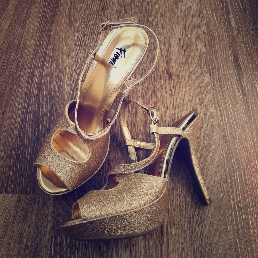 Glitter heels